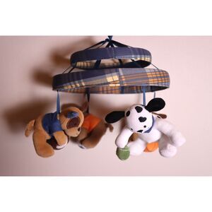 Lambs & Ivy Bow Wow Buddies Crib Mobile Sports Dog